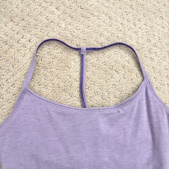 Lululemon Diversity Tank Top Lilac Purple Spaghetti Strap Shelf Bra Women’s 6 - Picture 3 of 7